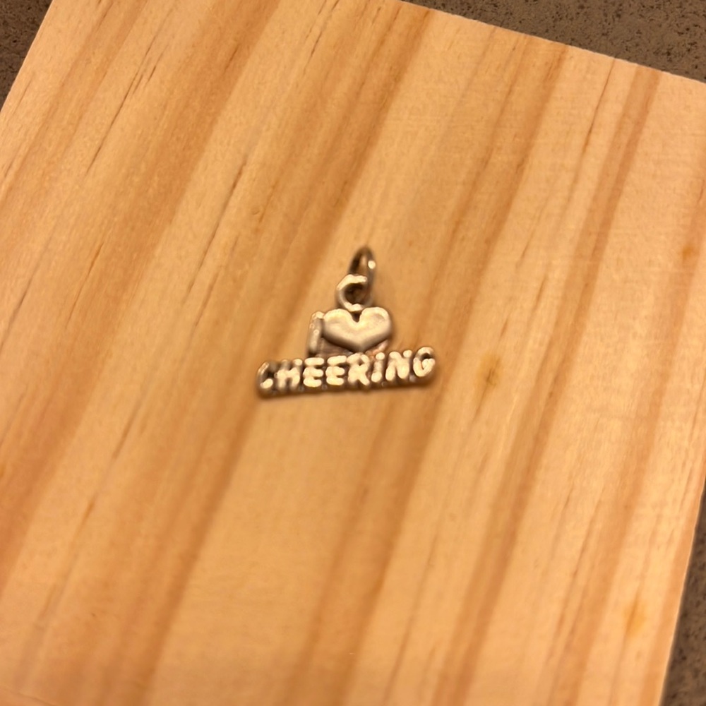 Cheering Charm-sterling silver